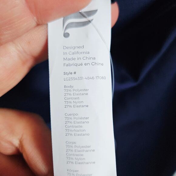 Fabletics Women's XL Anywhere Motion 365 Hight Waist Leggings Blue Athletic NWT - Picture 5 of 7